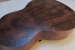 The figured walnut gives beautiful sweetness and stain to the sound.